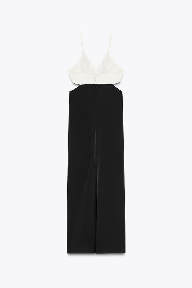 CUT OUT MIDI DRESS