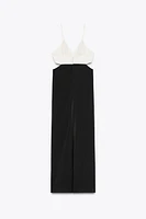 CUT OUT MIDI DRESS