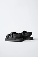 BUCKLED SANDALS