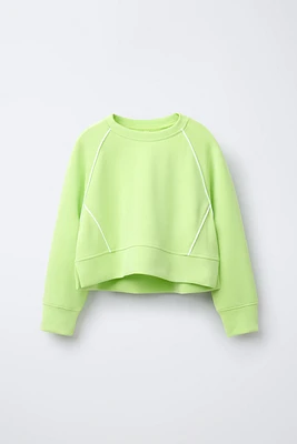 MODAL TRIM SWEATSHIRT