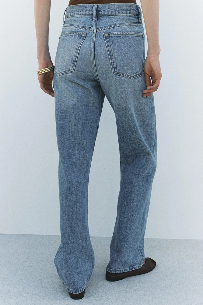 STRAIGHT CUT HIGH WAIST JEANS ZW COLLECTION