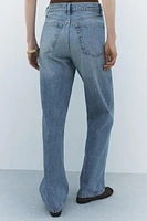 STRAIGHT CUT HIGH WAIST JEANS ZW COLLECTION