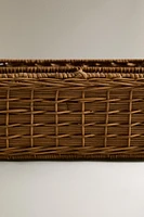 GRAND PANIER À RANGEMENT ENFANT ROTIN