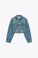 CROPPED DENIM JACKET