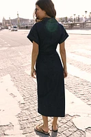 Z1975 DENIM MIDI DRESS