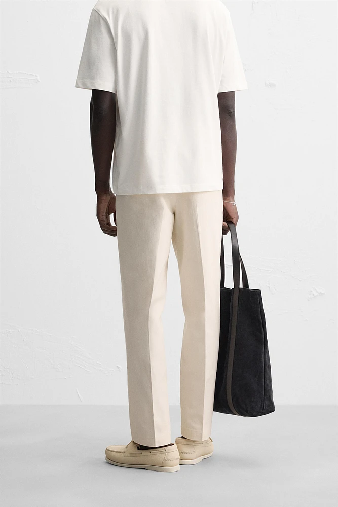 PANTALON REGULAR FIT À CHEVRONS