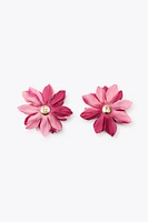 MAXI CONTRAST FLOWER EARRINGS