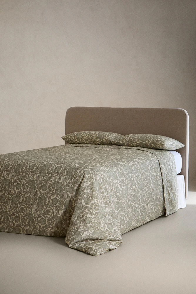 DRAP DE DESSUS SATIN PAISLEY