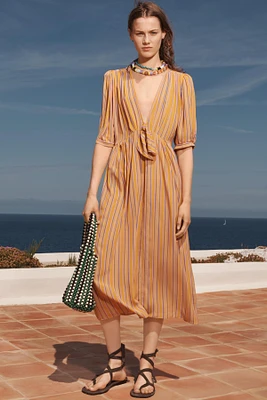 ROBE MIDI RAYURES LIMITED EDITION