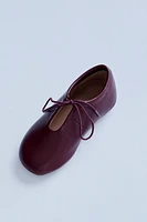 ZARA TIMELESS - DERBYS EN CUIR