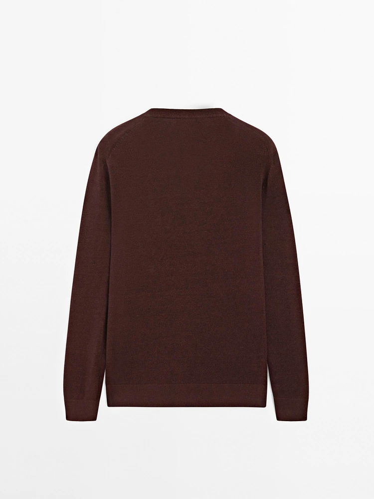 Pull léger en maille 100 % lin