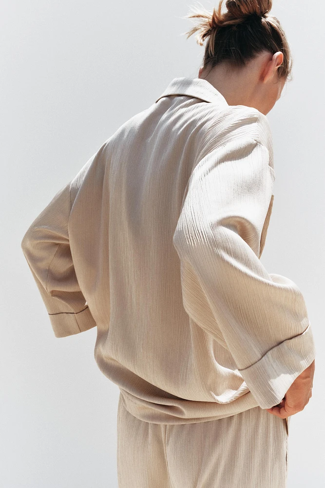 BLAZER EFFET PLISSÉ