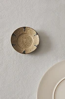 ASSIETTE À PAIN GRÈS TEXTURÉ