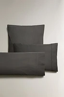PERCALE COTTON PILLOWCASE (300 THREAD COUNT)