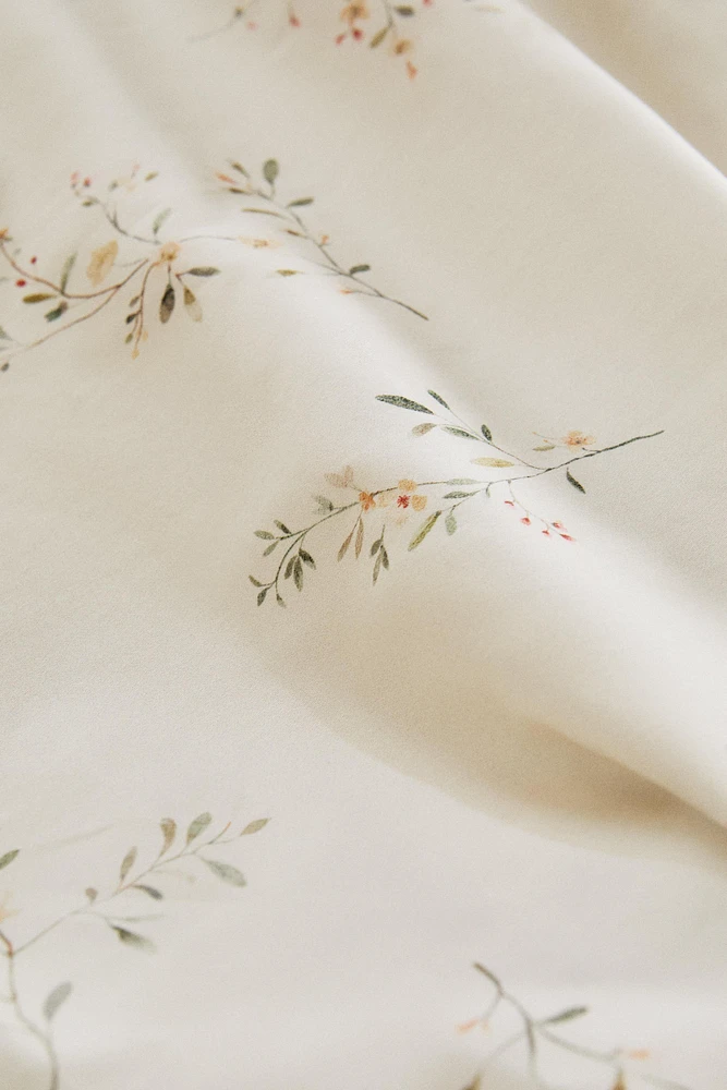 FLORAL PRINT FLAT SHEET