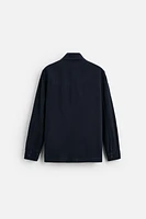 COTTON - LINEN OVERSHIRT