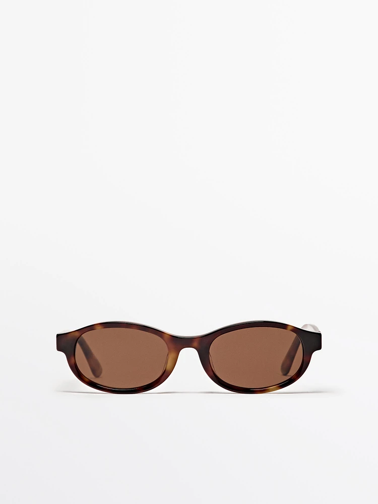 Petites lunettes de soleil rondes