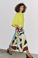JUPE MIDI IMPRIMÉE ZW COLLECTION