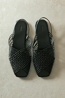 SANDALES CUIR BRIDES CROISÉES