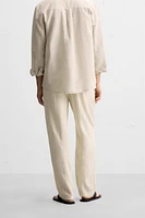 JACQUARD STRIPED PANTS