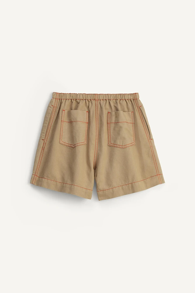 LIMITED EDITION CONTRAST TOPSTITCHING SHORTS
