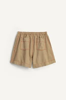 LIMITED EDITION CONTRAST TOPSTITCHING SHORTS