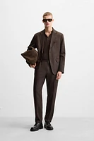 100% LINEN SUIT BLAZER