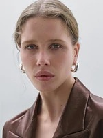 Manteau long satiné - Studio