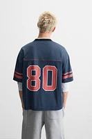 T-SHIRT STRUCTURE OUVERTE VARSITY