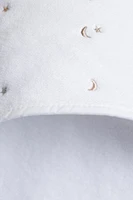 HOODED BABY TOWEL WITH STARS AND MOONS