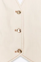 TOP HALTER SURPIQUÉ