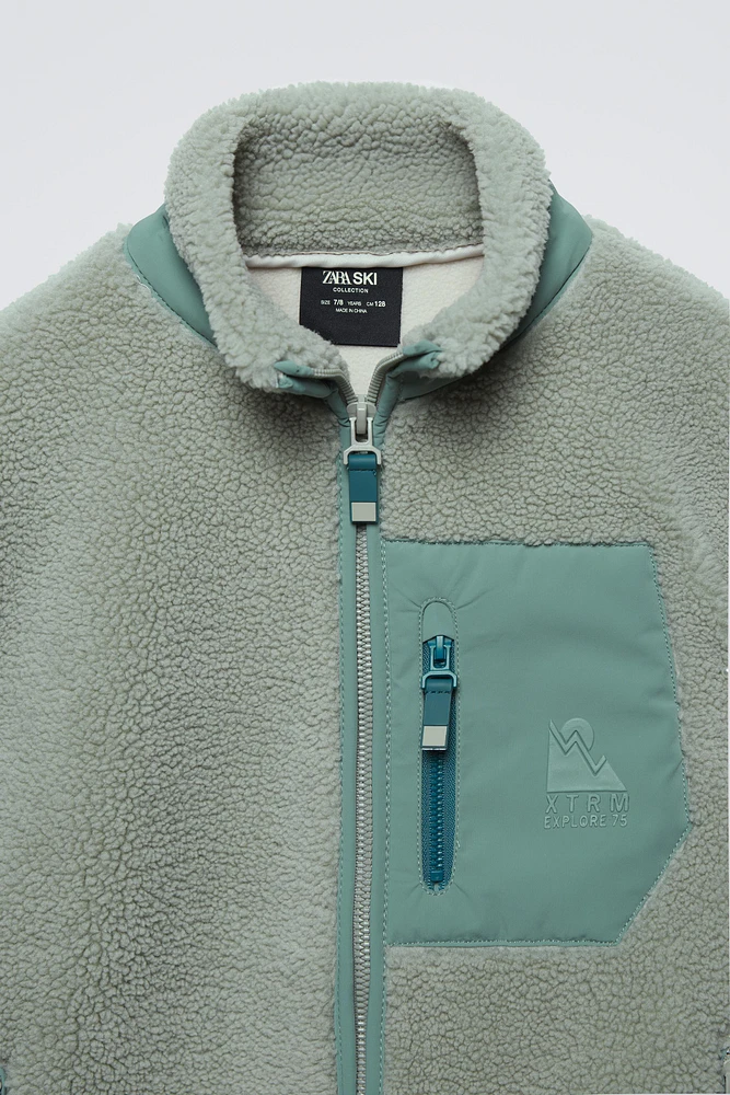 FAUX SHEARLING JACKET SKI COLLECTION
