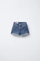 BERMUDA EN JEAN EXTENSIBLE