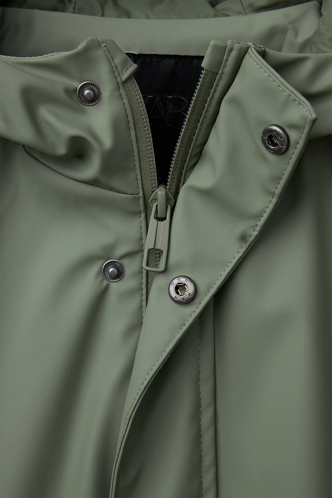 RUBBERIZED WATER REPELLENT PARKA