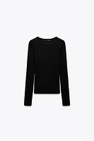 WOOL BLEND TOP