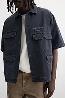 CHEMISE À POCHES UTILITAIRES BRODÉE