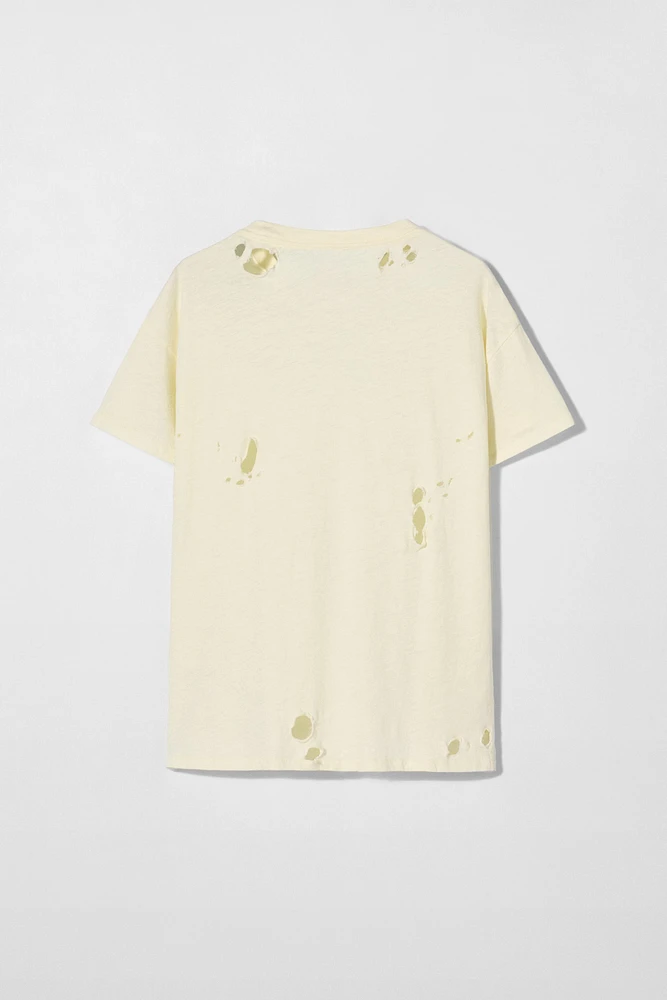 T-SHIRT À DÉCHIRURES KATE MOSS X ZARA