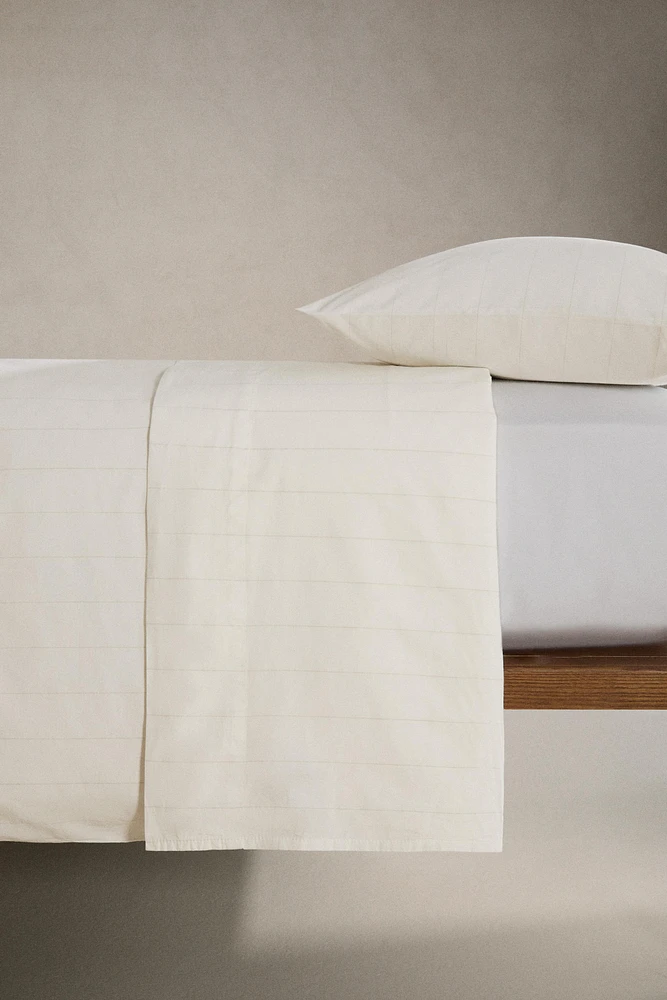 STRIPED DUVET COVER