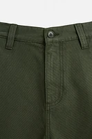 WASHED TEXTURED SHORTS