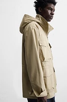 TECHNICAL PARKA WITH POCKETS
