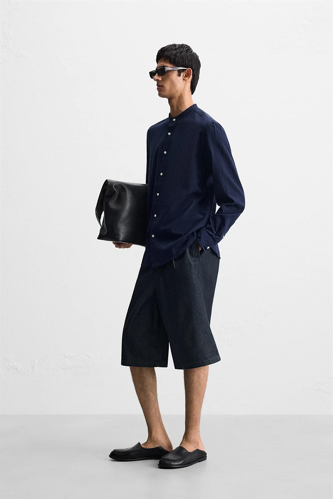 WRINKLED LOOK SHIRT