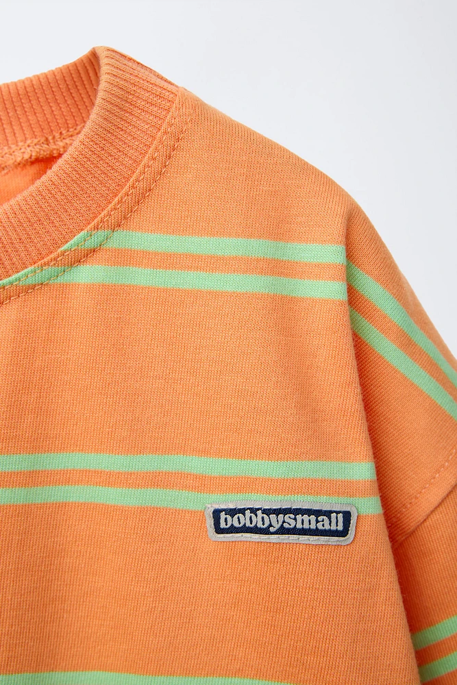 BOBBY SMALL © STRIPED T-SHIRT