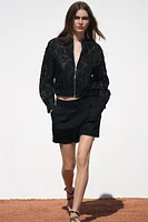 ORGANZA BOMBER JACKET