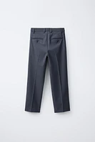 TEXTURED SUIT PANTS
