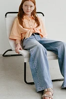 STRAIGHT STUDDED JEANS