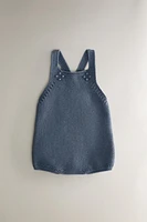 CHILDREN'S DUNGAREES WITH BOBBLES