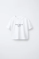 MODAL TEXT T-SHIRT