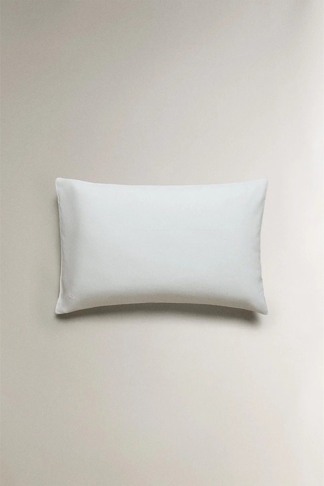 PILLOWCASE WITH EMBROIDERED CRAB
