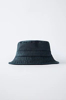 REVERSIBLE WAXED BUCKET HAT