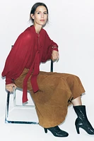 ZW COLLECTION TIE BLOUSE